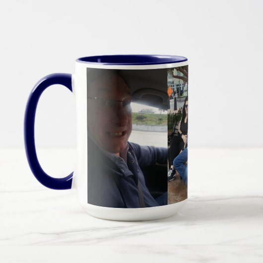 15oz Zazz_it著コンボのカスタムなコーヒー写真Mug2 マグカップ (左)