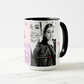 15oz Zazz_it著コンボのカスタムなコーヒーSisters2マグ マグカップ (正面右)