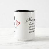 15oz Zazz_it著コンボのカスタムな結婚のマグ マグカップ (中央)