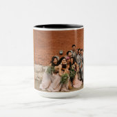 15oz Zazz_it著コンボのコーヒー・マグの結婚式の写真 マグカップ (中央)