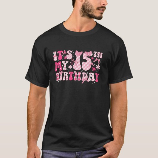 15thコケットをテーマにした誕生日15歳Coq Tシャツ (正面)