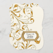 15THバースデーパーティーグラムオールドハリウッドリージェンシー 招待状 (正面/裏面)