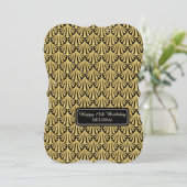 15thバースデーパーティーグラムガツビー素晴らしスタイル 招待状 (スタンド正面)