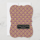 15thバースデーパーティーグラムガツビー素晴らしスタイル 招待状 (正面)