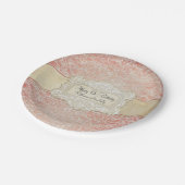 15thバースデーパーティーヴィンテージフランスのリージェンシーレース ペーパープレート (アングル)