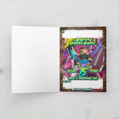 15th誕生日カード カード (内部)