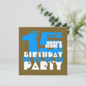 15th誕生日パーティー15歳グランジZ15A 招待状 (スタンド正面)