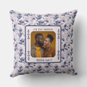 15Th Anniversary Gift Throw Pillow クッション (裏面)