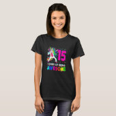 15th Birthday Dabbing Unicorn Party  15 Years Old  Tシャツ (正面フル)