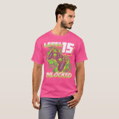 15th Birthday Gamer 15 Year Old Funny Bday Boy Fif Tシャツ (正面フル)