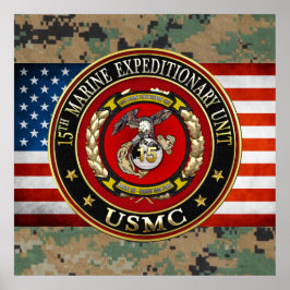 15th Marine Expeditionary Unit (15th MEU) [3D] ポスター