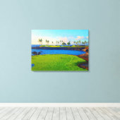 15Th On The Bay At Mauna Lani キャンバスプリント (インサイチュ (ウッドフロア))