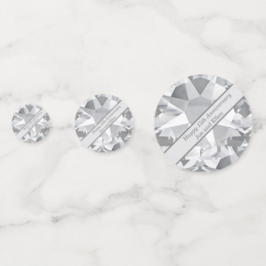 15th Wedding Anniversary, Crystal  コンフェッティ (正面)