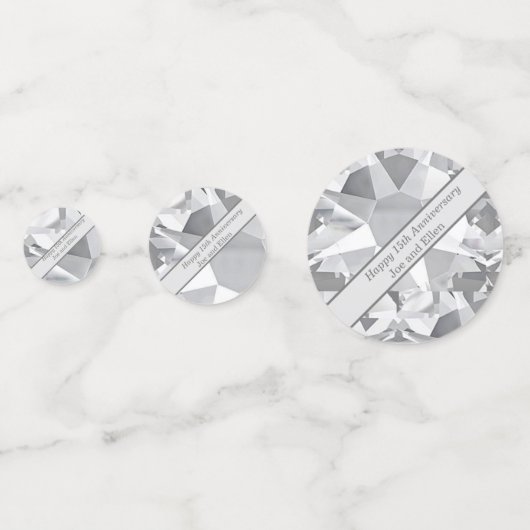 15th Wedding Anniversary, Crystal  コンフェッティ (裏面)