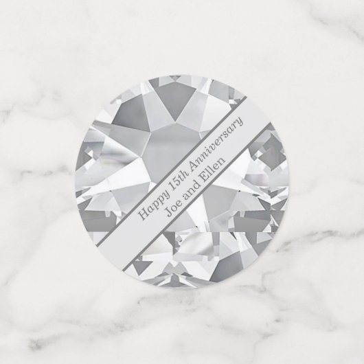 15th Wedding Anniversary, Crystal  コンフェッティ (スモール正面)