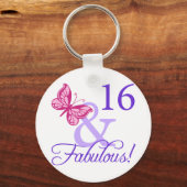 16と素晴らしい誕生日 キーホルダー (正面)