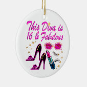 16と素晴らしいDIVA セラミックオーナメント (右)