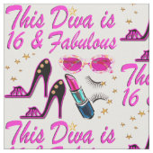 16と素晴らしいDIVA ファブリック (クローズアップ)
