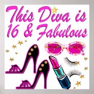 16と素晴らしいDIVA ポスター