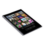 16の丸かどの写真のコラージュかInstagram ノートブック (右側)