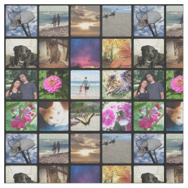 16の丸かどの写真のコラージュかInstagram ファブリック