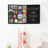 16の丸かどの写真のコラージュかInstagram 横断幕 (インサイチュ)