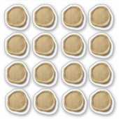 16の封結婚筒の金ゴールドフェイクワックスシール シール (正面)