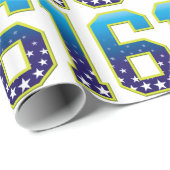 16の年齢の星 ラッピングペーパー (ロールコーナー)