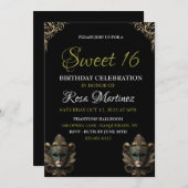 16の招待を仮装 招待状 (正面/裏面)