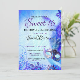 16の招待を仮装 招待状