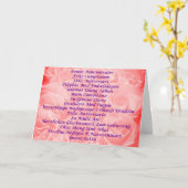 16の言語のハッピーバースデー カード (黄色い花)