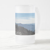 16のOZの曇らされたガラスのマグ フロストグラスビールジョッキ (正面右)