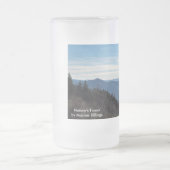 16のOZの曇らされたガラスのマグ フロストグラスビールジョッキ (中央)