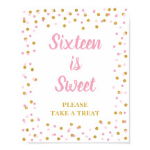 16は甘いトリートメント誕生日サイン