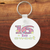 16は甘い キーホルダー (正面)