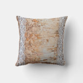 16インチx16インチ装飾用クッションカントリーバーンウッドレーストリムE クッション (裏面)