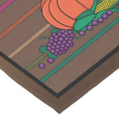 16インチx 108インチ感謝祭テーブルランナー ロングテーブルランナー (コーナー)