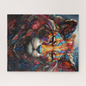 16インチx 20インチカラフルライオン、520個、ジグソーパズル ジグソーパズル (横)