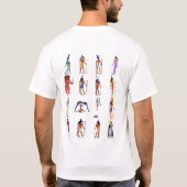 16エジプトの神々 Tシャツ (裏面)