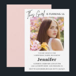 16エレガント歳の誕生日招待状写真モダン 招待状<br><div class="desc">16エレガント歳の誕生日招待状フォトピモダンンク</div>