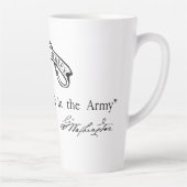 16オズは「一最高のつ...」 ワシントン引用文 カフェラテマグ (右)