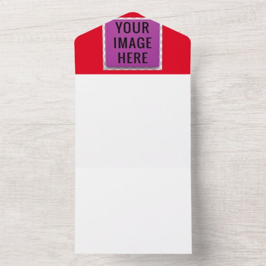 16カスタムデザイン独自のデザインを作成 オールインワン招待状 (内側)