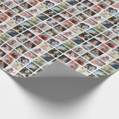 16カスタム写真 |シンプルパーソナライズされた簡単 ラッピングペーパー (角)