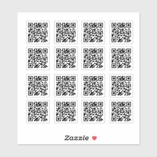 16カスタムQrコード澄んシール シール (シート)