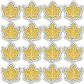 16カナダメープルリーフ記念日150年 シール (正面)