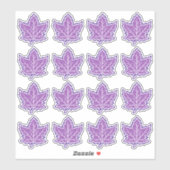 16カナダメープルリーフ記念日150年 シール (シート)