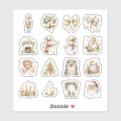 16クリスマスカスタムにカットされたビニールのシール シール (シート)