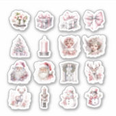16クリスマスカスタムにカットされたビニールのシール シール (正面)