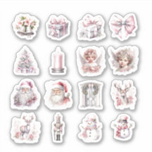 16クリスマスカスタムにカットされたビニールのシール