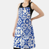 16タイルのセット青、白のアズレジョス。オリジナル エプロン (インサイチュ)